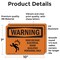 Signmission High Voltage Electrical Room With Symbol OSHA Warning Sign, Vinyl Decal, 10in W x 7in L, 2PK OS-2PACK-WS-D-710-L-12179 - alternate 3